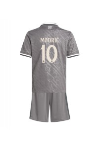 Fotbalové Dres Real Madrid Luka Modric #10 Dětské Třetí Oblečení 2024-25 Krátký Rukáv (+ trenýrky)